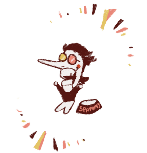 An image of Spamton G. Spamton from Deltarune.